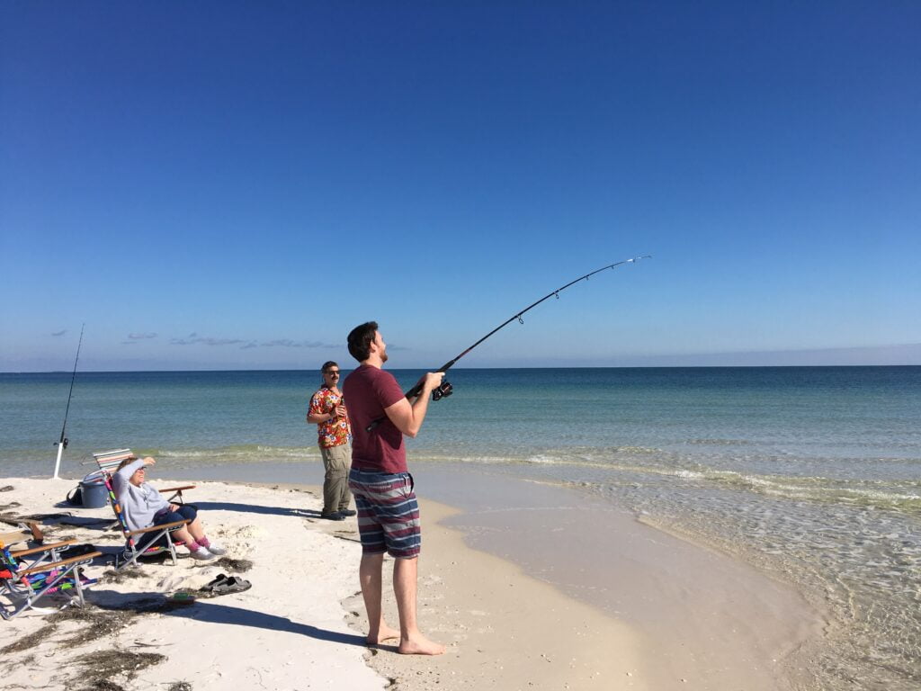 Dog Island Beach Fishing 