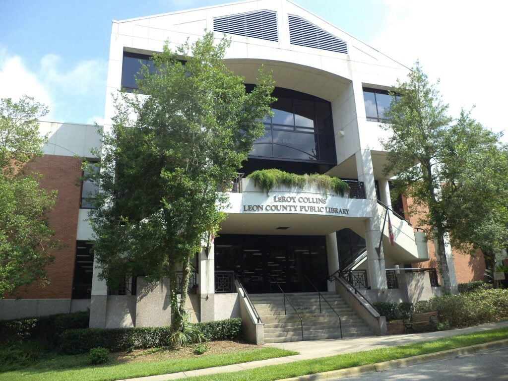 1 of Tallahassee's 7 public libraries, the Leroy Collins Main Public Library