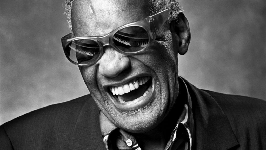 Image of Ray Charles for Choose Tallahassee Celebrity Ties blog.