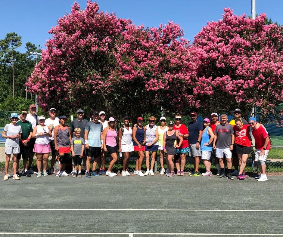 A group of tennis players