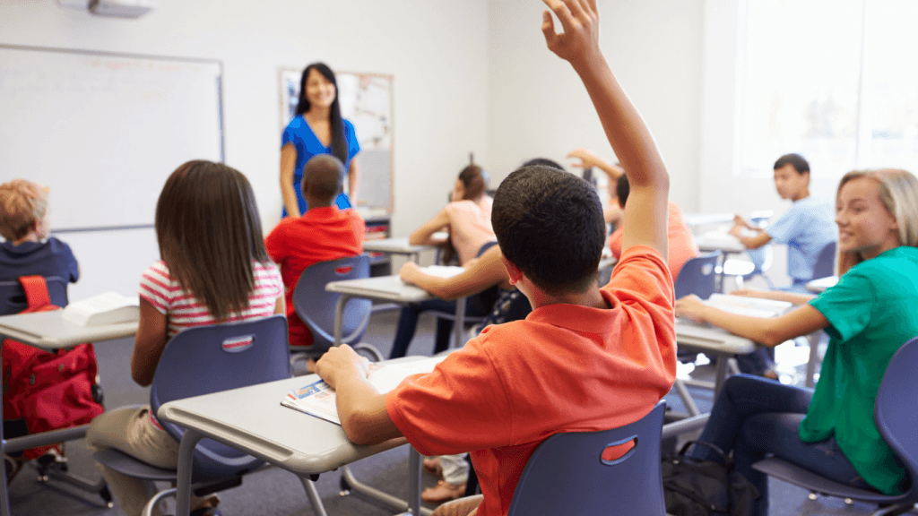 Student in classroom. Education in Tallahassee, Florida.