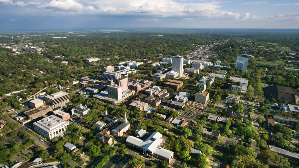 Aerial View of Tallahassee Florida