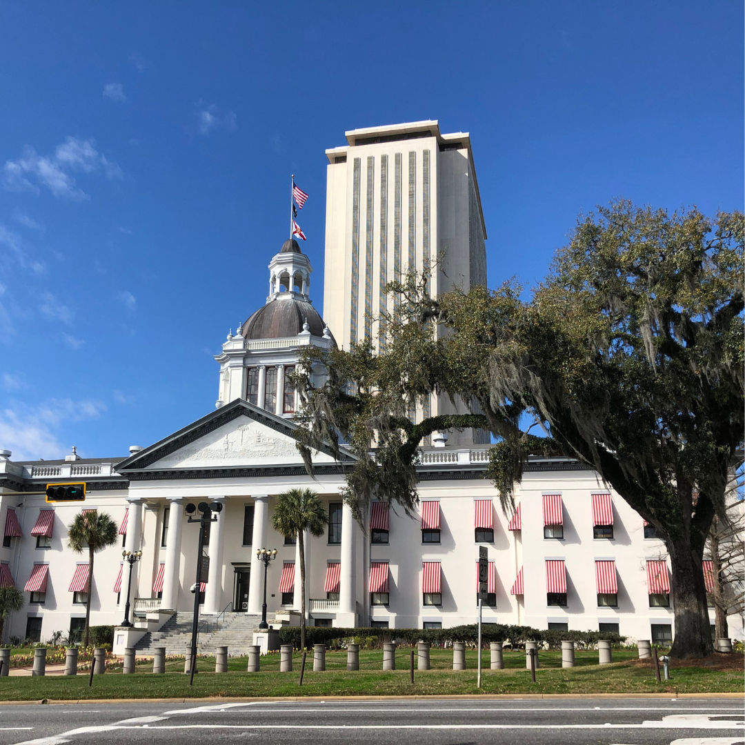 Old Capitol Building on a sunny, blue sky day