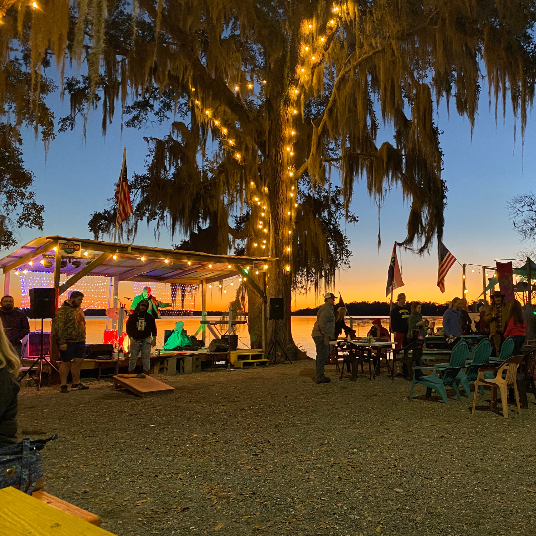 Sunset at Fish Camp on Lake Iamonia in Tallahassee, Florida